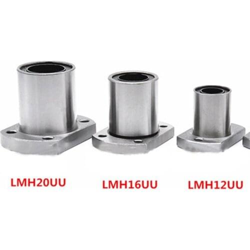 6mm/8mm/10mm/12mm/13mm LMH6UU/LMH8UU/LMH10UU LMH Short Type Series ellipse Flange Coupling Linear Motion Bearing For Rod shaft