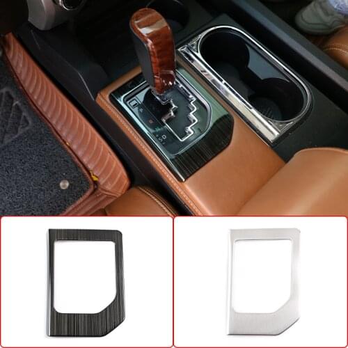 For Toyota Tundra 2014-2021 Accessories Gears Shift Panel Stainless Steel Cover Trim Interior Mouldings Car Styling