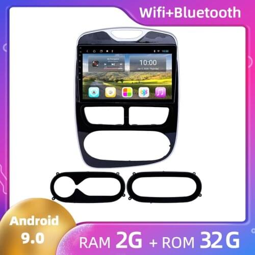For Reno Clio 2012 2013 2014 2015 2016 Android Zksoftware Car Modified Large Screen GPS Navigation 2G+32G Android9 Car Radio GPS