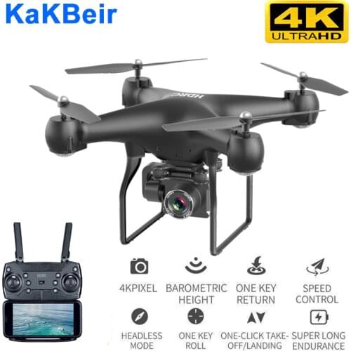KaKBeir Drone HD 4k WiFi 1080p Fpv Drone Flight 20 Minutes Control Distance 150m Quadcopter Drone with Camera