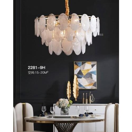 Bedroom lamp Nordic study restaurant post-modern minimalist wind chime chandelier creative personality living room lamp