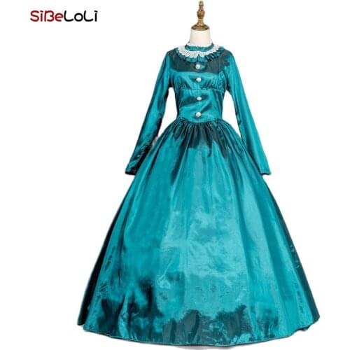 Victorian Civil War Dickens Faire Caroler Little Women Dress Halloween Ball Gown Theatre Reenactment Costume