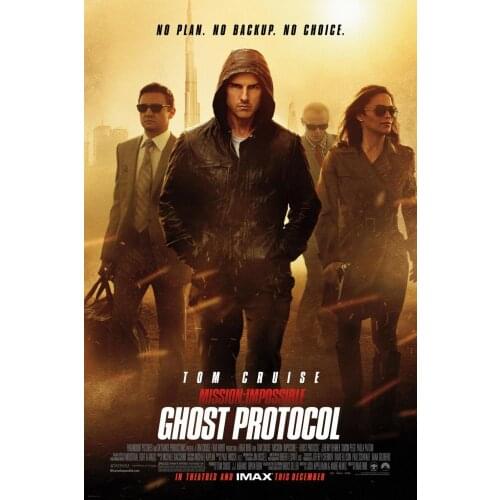 MISSION IMPOSSIBLE GHOST PROTOCOL MOVIE Art print Silk poster Home Wall Decor
