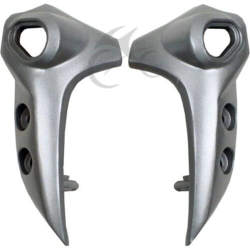 Motorcycle Silver Bracket Headlight Upper Side For YAMAHA FZ6N FZ-6N 2004-2010 2005 2006 2007 2008 2009