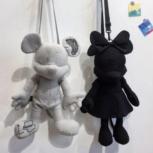 Cartoon Canvas Bag Womens Bag Cross-body Bag Trend Personality One-shoulder Bag Fashion Versatile Childrens Bag