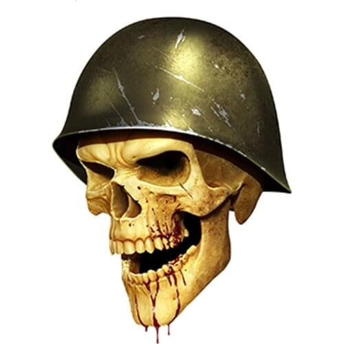 PLAY COOL Car Sticker Skull Waterproof Body Bumper Gas Tank Styling Automobiles Motorcycles Exterior Accessories PVC Decal 15cm