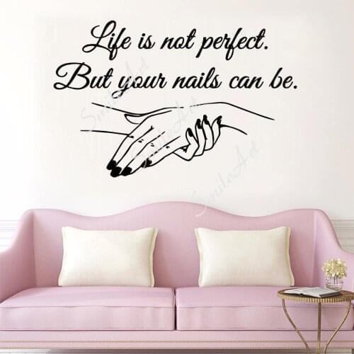 Beauty Beauty salon Wall Sticker Pvc Removable For Kids Room Living Room Home Decor Vinyl Mural Decal