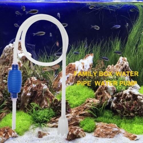 Necessary Aquarium Cleaning Gadgets Practical Aquarium Fish Tank Vacuum Siphon Gravel Suction Manual Cleaner Pump Water Tube