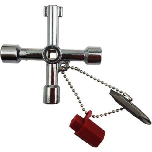 New 4 Way Multifunction Cross Key For Radiators Meter Box Gas Electric Cupboard In Stock