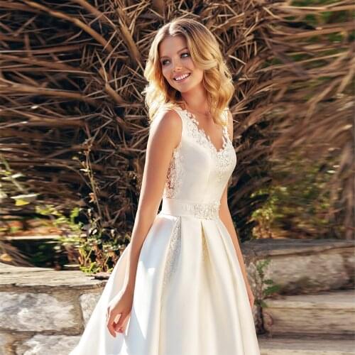 Peramally Satin Wedding Dresses