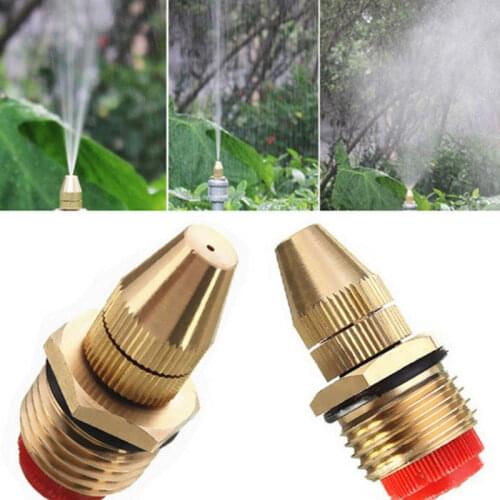 Useful Creative 360 Degrss Connector Thread Water Sprinkler Irrigation Spray Nozzle Watering Head Garden Brass Supplies