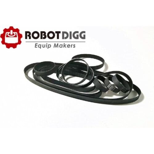 RobotDigg Free shipping GT2 Timing Belt width 9mm closed-loop endless 200mm length