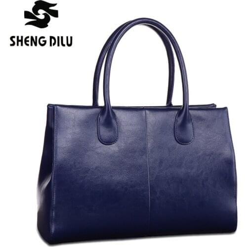 ShengDiLu Women's Leather Bags With Short Handles