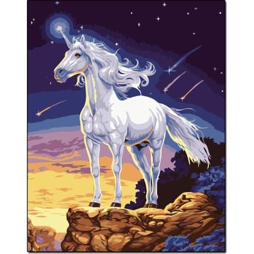 Starlight unicorn diamond painting full round diamond art painting 5d diamond painting new arrivals