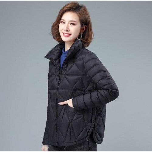 2021 Ladies Warm New Down Jacket Fashion Casual Winter Lightweight Short Coat Women Loose Korean Thick Down Jacket