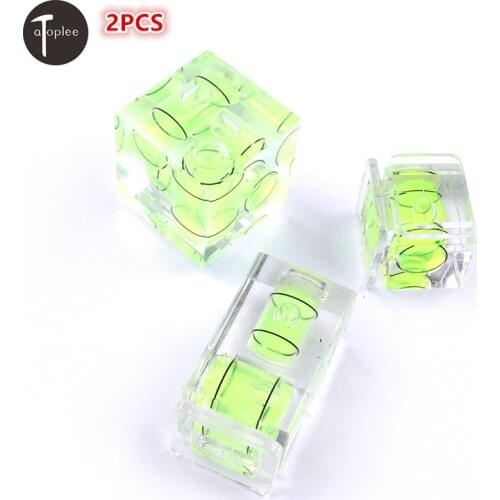 2PCS Hot Shoe Interface One/Two/Three-Dimensional Level Measurement Tools DIY Camera Accessories Level Tool