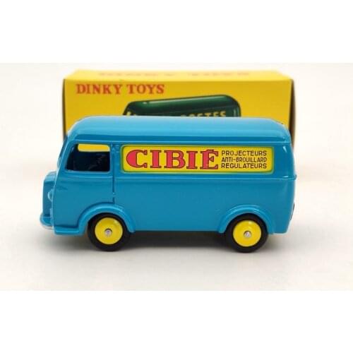 Atlas 1:43 Dinky Toys 25BV For Fourgon Postal P~geot D.3.A Blue Diecast Models