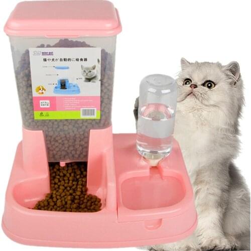 Cat Automatic Water Drinking Feeder Pet Drinker Bowl Large Capacity Dog Puppy Feeding Dispenser Fountain Bottle Pets Supplies