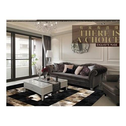 Free shipping 1 piece via DHL 100% natural genuine cowhide rubber bathroom floor mats