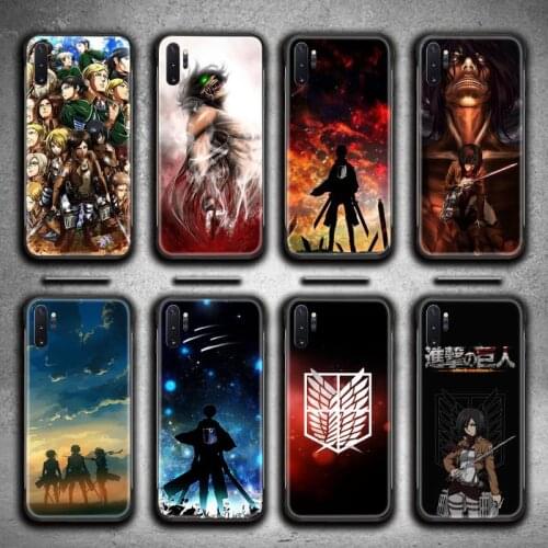 Shingeki no Kyojin Attack on Titan Phone Case For Samsung Galaxy Note20 ultra 7 8 9 10 Plus lite M51 M21 M31 J8 2018 Prime