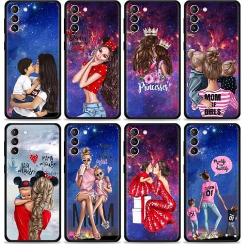 Cell Phone Case For Samsung S20 FE Galaxy S21 Ultra S10 S9 Plus Lite S10e TPU Cover Black Caso Super Mon And Boys Girls
