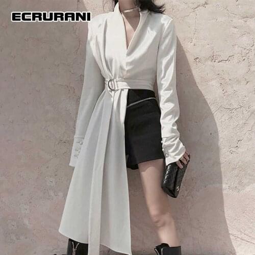 Женские белые куртки ECRURANI China At AliExpress