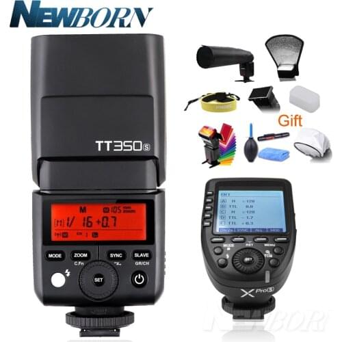 Godox Mini Speedlite TTL TT350S High Speed 1/8000s GN36+2.4G wireless Power Trigger Xpro-S For Sony Camera W/Free Gift
