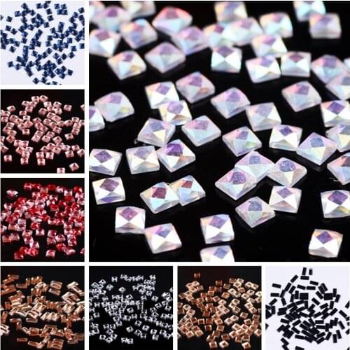 Square Strass Rhinestone For Clothing Shoes Thermomix Rhinestones Crafts Crystals Rhinestones Applique Glue On Decoration F
