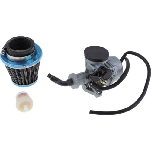 Motorcycle Carburetor With Air / Fuel Filter For KAWASAKI KLX110 Custom