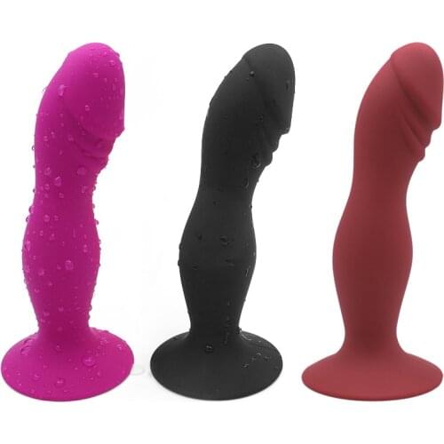 Soft Anal Dildo Silicone Butt Plug for Woman Anal Sex Toys Suction Cup Dildo Dilatador Anal Erotic Product for Couple Buttplug