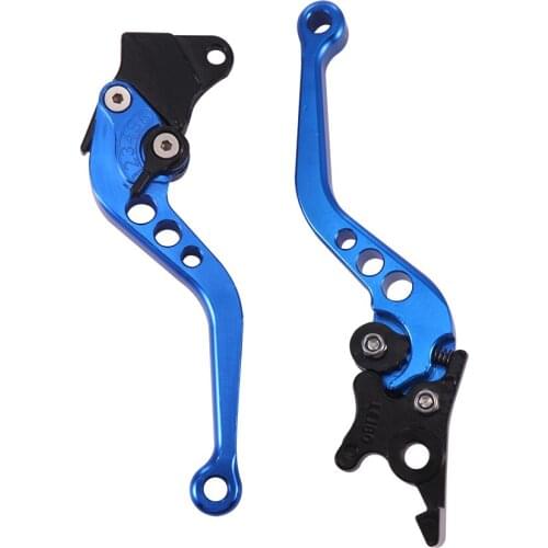 Onever 2 Pcs/Set High Quality Alloy Motorcycle Brake Handle Car Brake Handles Clutch Lever Fit For Motorbike Modification Cars