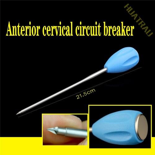 Orthopaedic instruments medical spine anterior cervical vertebrae circular self tapping opening device limit skin breaking open