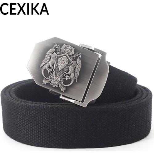 Canvas Belt Plus Size LONG 170 160 150 140 130cm Alloy Buckle Military Men Belt Army Tactical Belts for Men Quality Male Strap