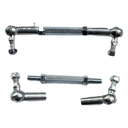 1 Pair/2 Sets 90mm/110mm M8 Steering Tie Rod kit Ball Joint For 2 Stroke Electric Mini Kids ATV Go Kart Buggy Scooter Parts