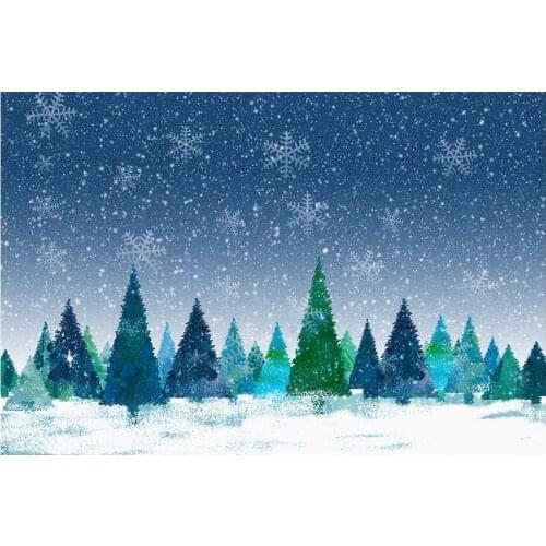 Seekpro Backdrop for photography Merry Christmas Snow Forest Birthday Party Background Decorations Baby Shower Banner Backdrop