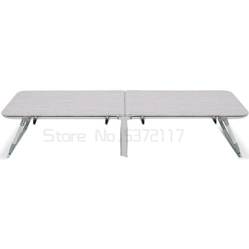 Folding bed single lunch break hard board bed simple marching bed noon sleeping artifact household recliner