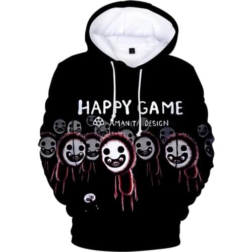 New Harajuku Happy Game 3d Hoodies Pullover Print Fashion Men Women Hoodie Tops Long Sleeve Boys Girls Hooded Sweatshirt Clothes