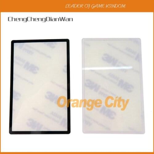 1PC Brand New Black White Top Upper LCD Screen Plastic Panel Cover with adhesive Replacement Part for Nintend 2DS