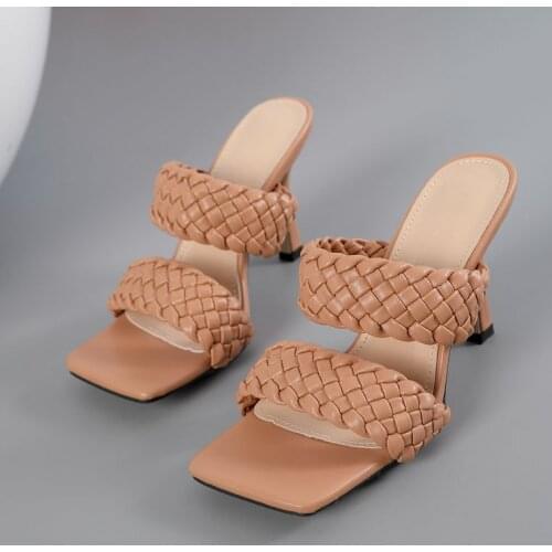 2020 Womens Wedge Sandals and Slippers Woven Ankle Wrap Simple Bohemian Sandals Wedge Med Heel Roman Casual Shoes Sandals 42