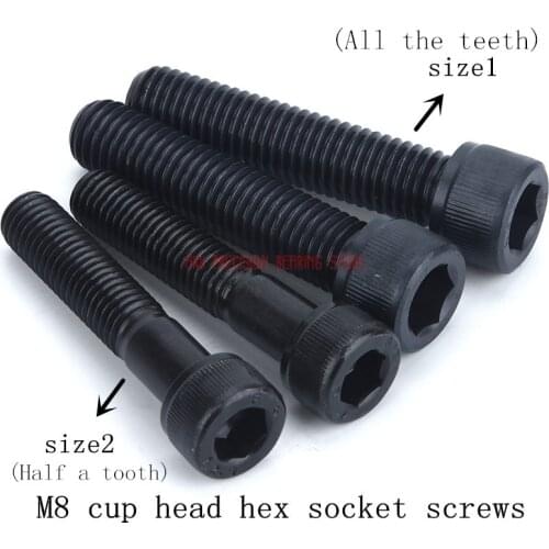 2019 Special Offer Time-limited Parafusos 12.9 M8 Cup Head Hex Socket Screws * 10/12/16/25/30/40/50/60/70/60/70 Black