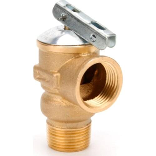 3/4 inch NPT American Standard Lead-Free Water Heater Safety Valve 150 Psi Brass Pressure Relief Valve