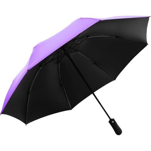 Automatic Double Big Umbrella Rain Women 3 Folding Wind Resistant Large Umbrella Men Travel Business Car UV Protection Umbrellas