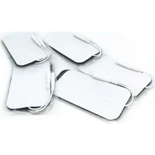 Big Size 5 X 9 cm 2.0mm Pins Tens Electrode Pads Non-woven Adhesive Gel Electro Paste Sticker for Electric Body Therapy Massage