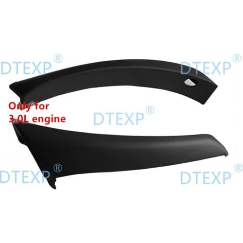 1 Piece Black 3.0L Engine Only Front Bumper Cover for Pajero Sport Bumper Side for Nativa Front Bumper Eyebrow for Montero Sport