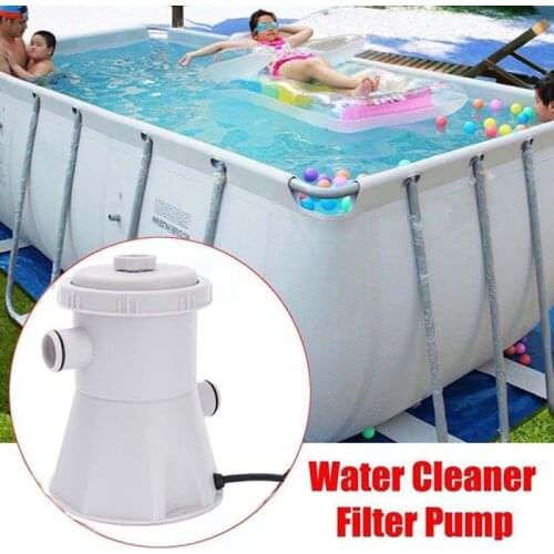 Electric Swimming Pool Filter Pump Pool Cleaner Circulation Pump Pool Filter Device For Ponds Swimming Pool Cleaning US/EU Plug