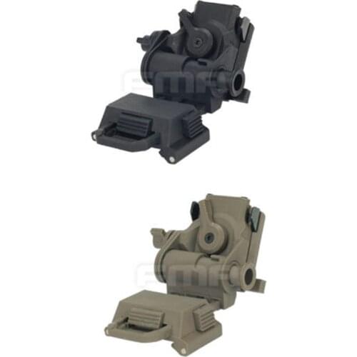 FMA TB1012-BK/DE Paintball L4G24 NVG DE Tan/Black 100% Plastic Helmet Mount