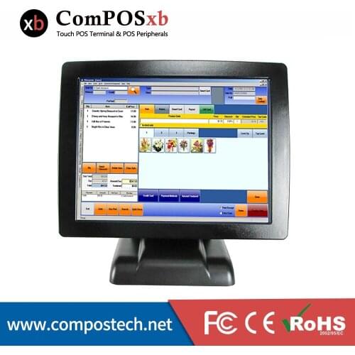 J1900 ComPOSxb Cash Register resistive touch screen 15 inch black POS system for reataurants equipment POS Machine Cashier