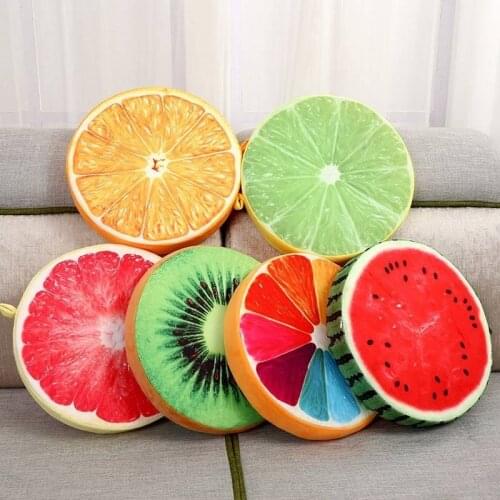 33/40cm Sponge Set Cushion 3D Simulation Fruit Pillow Adult Baby Bedding Child Plush Toy Living Room Bedroom Floor Cushion
