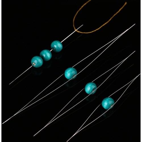 1PC Big Eye Beading Needles for beads and pearls Threading String Cord Easy Jewelry Making Tools in 5 sizes