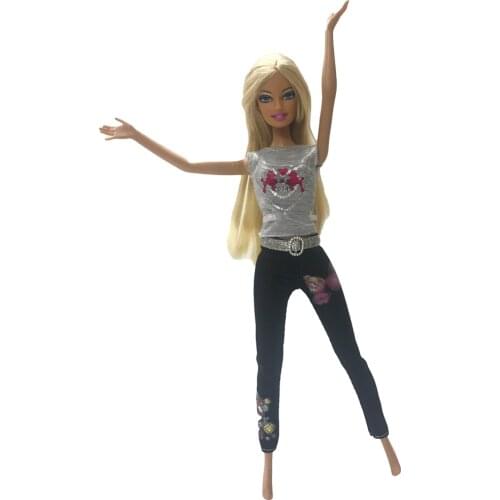 NK One Set Doll Dancing Outfit Handmade Fashion Clothes For Barbie Doll Baby Girl Birthday new year